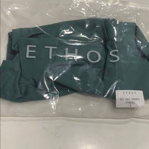 Ethos All Day Shorts. Small. Forest Green.